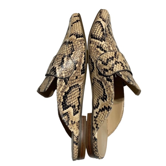 Women’s Slip On en THREAD Snakeskin Darla Mules Size 7 - Picture 6 of 9